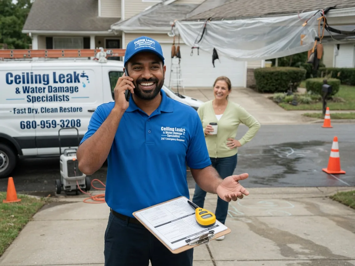 Ceiling Leak Cleanup Knott, TX FAQs